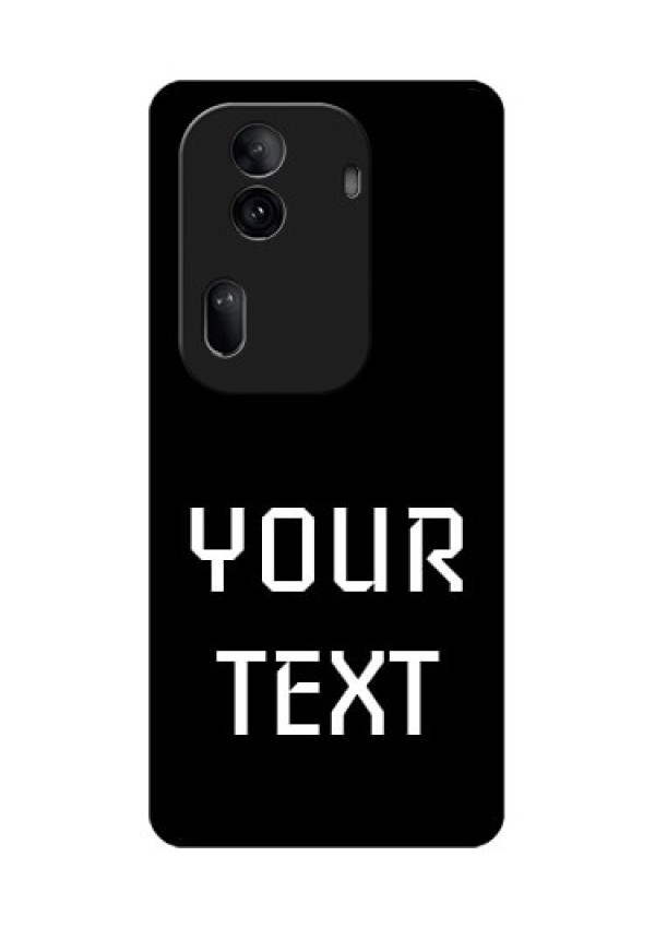Oppo Reno 11 Pro 5G Custom Glass Phone Case - Your Name Design