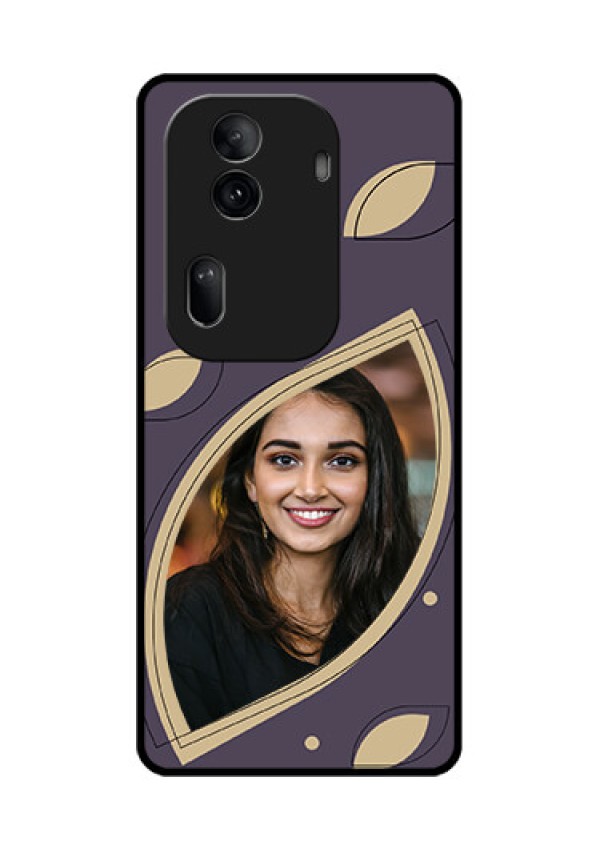 Oppo Reno 11 Pro 5G Custom Glass Phone Case - Falling Leaf Design