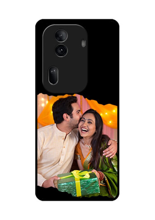 Oppo Reno 11 Pro 5G Custom Glass Phone Case - Tear - Off Design