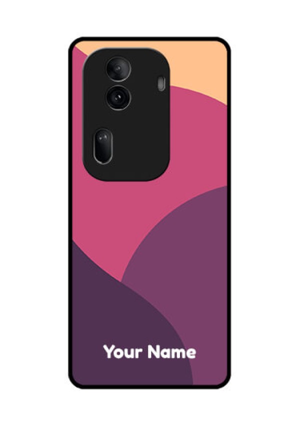 Oppo Reno 11 Pro 5G Custom Glass Phone Case - Mixed Multi - Colour Abstract Art Design