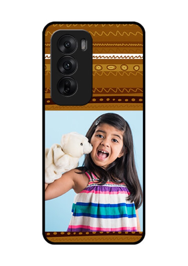Oppo Reno 12 5G Custom Glass Phone CaseFriends Picture Upload Design