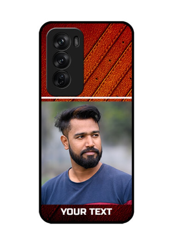Oppo Reno 12 Pro 5G Custom Glass Phone CaseLeather Phone Case Design
