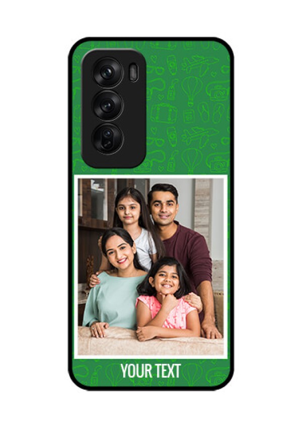 Oppo Reno 12 Pro 5G Custom Glass Phone CasePicture Upload Design