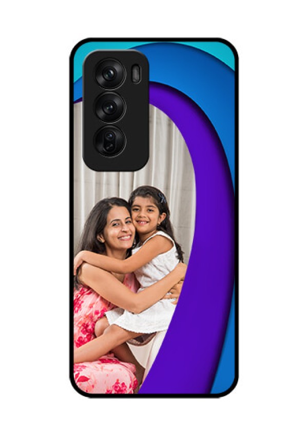 Oppo Reno 12 Pro 5G Custom Glass Phone CaseSimple Pattern Design