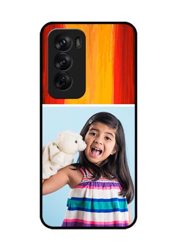 Oppo Reno 12 Pro 5G Custom Glass Phone CaseMulti Color Design