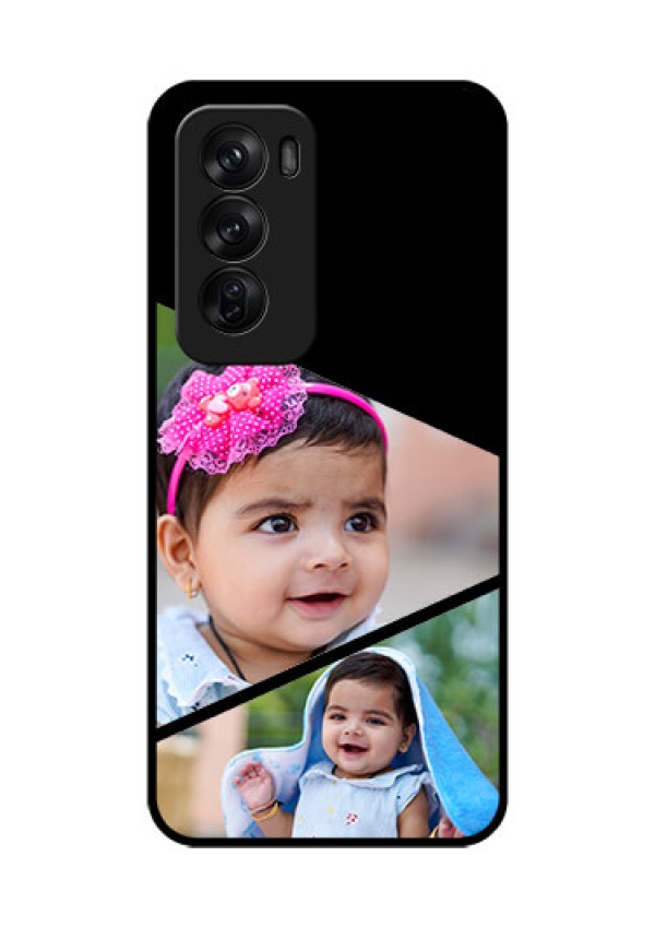 Oppo Reno 12 Pro 5G Custom Glass Phone CaseSemi Cut Design