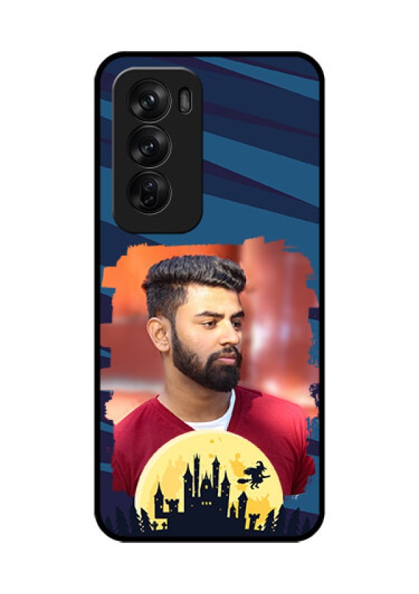 Oppo Reno 12 Pro 5G Custom Glass Phone CaseHalloween Witch Design