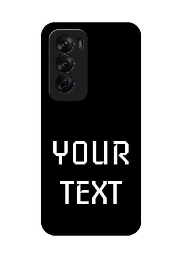 Oppo Reno 12 Pro 5G Custom Glass Phone CaseYour Name Design