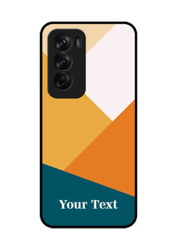 Oppo Reno 12 Pro 5G Custom Glass Phone CaseStacked Multi - Colour Design
