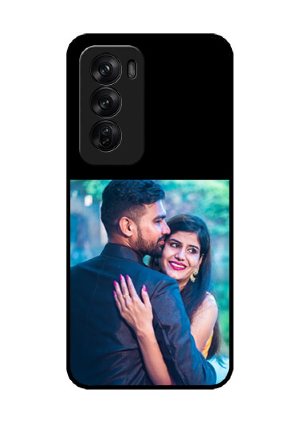 Oppo Reno 12 Pro 5G Custom Glass Phone Case - Upload Full Picture With Custom Color Design