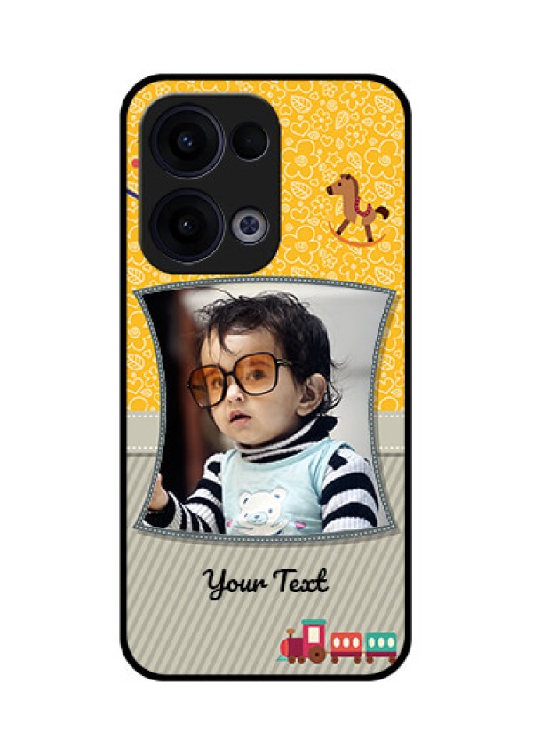 Reno 13 5G Custom Glass Phone Case - Baby Picture Upload Design