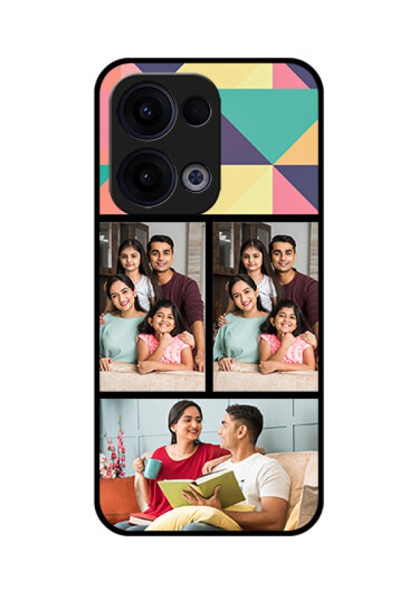 Reno 13 5G Custom Glass Phone Case - Bulk Pic Upload Design