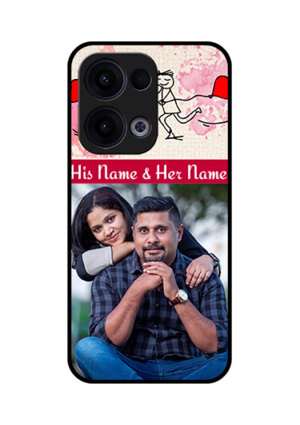 Reno 13 5G Custom Glass Phone Case - You And Me Case Design