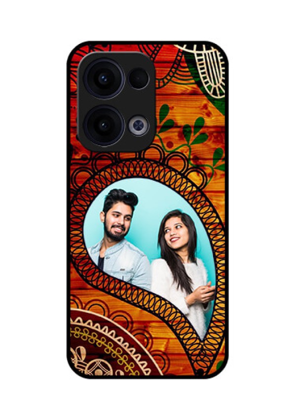 Reno 13 5G Custom Glass Phone Case - Abstract Colorful Design