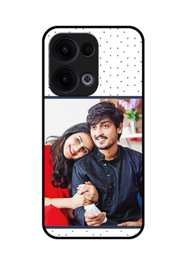 Reno 13 5G Custom Glass Phone Case - Premium Dot Design