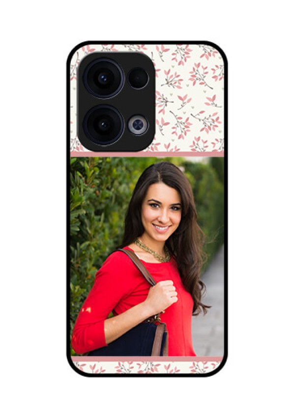 Reno 13 5G Custom Glass Phone Case - Stunning Floral Design