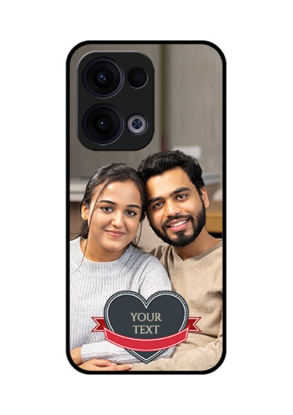 Reno 13 5G Custom Glass Phone Case - Just Married Couple Design
