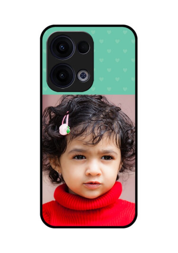 Reno 13 5G Custom Glass Phone Case - Lovers Picture Design