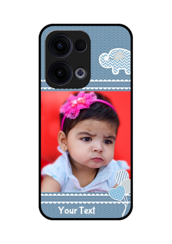 Reno 13 5G Custom Glass Phone Case - With Kids Pattern Design