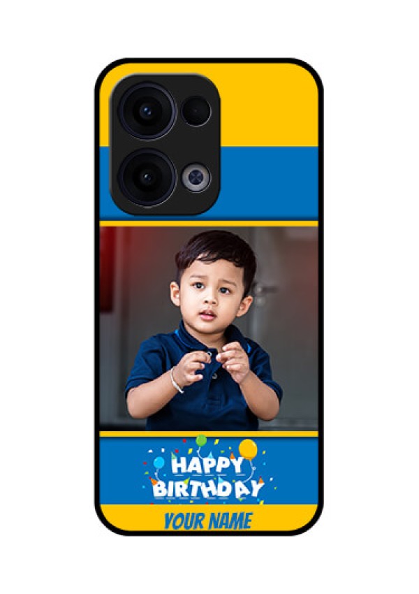 Reno 13 5G Custom Glass Phone Case - Birthday Wishes Design