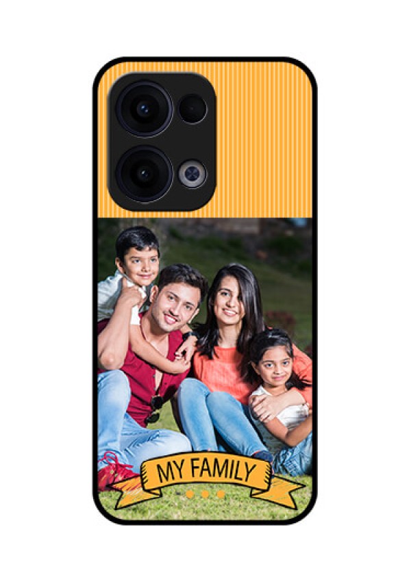 Reno 13 5G Custom Glass Phone Case - My Family Design