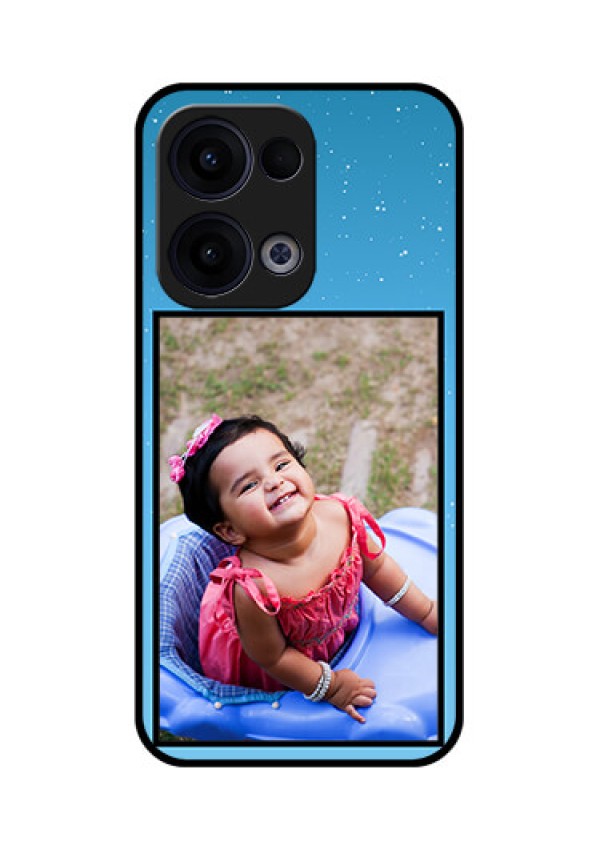 Reno 13 5G Custom Glass Phone Case - Wave Pattern Colorful Design