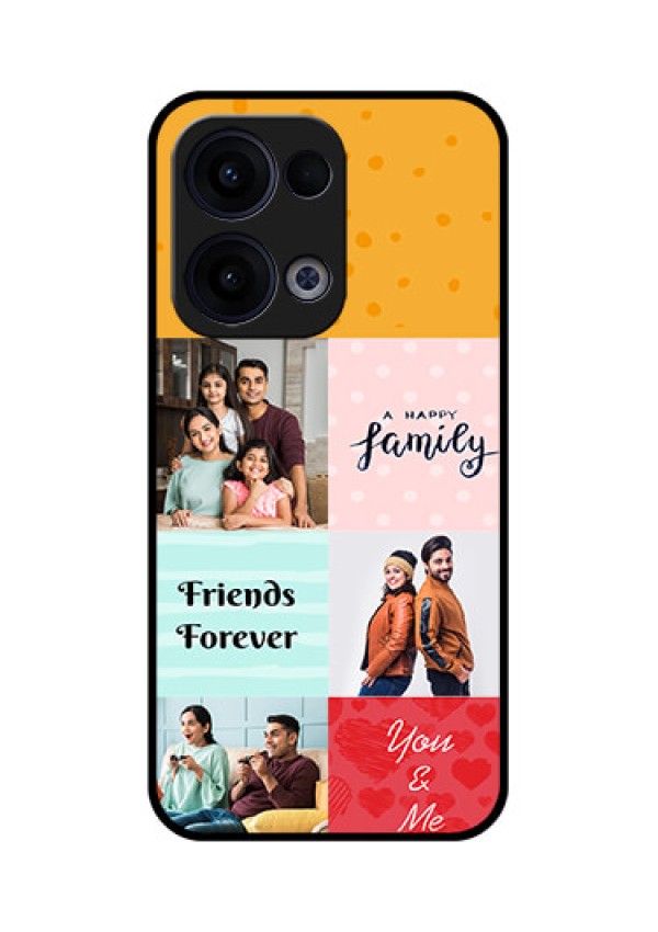 Reno 13 5G Custom Glass Phone Case - Images With Quotes Design