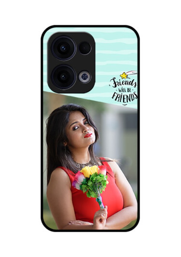 Reno 13 5G Custom Glass Phone Case - Friends Picture Icon Design