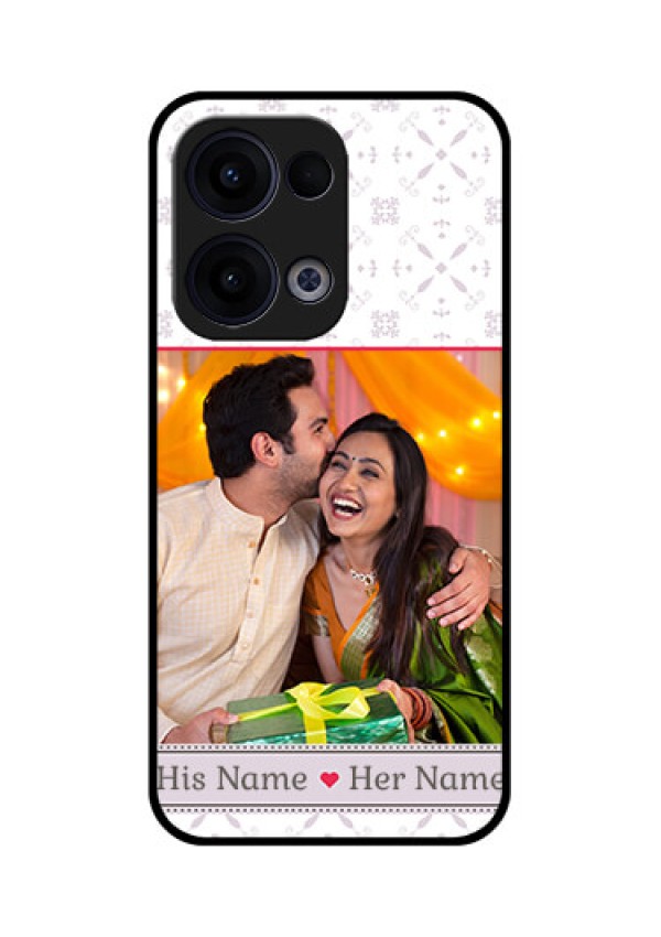 Reno 13 5G Custom Glass Phone Case - With Photo And Ethnic Design
