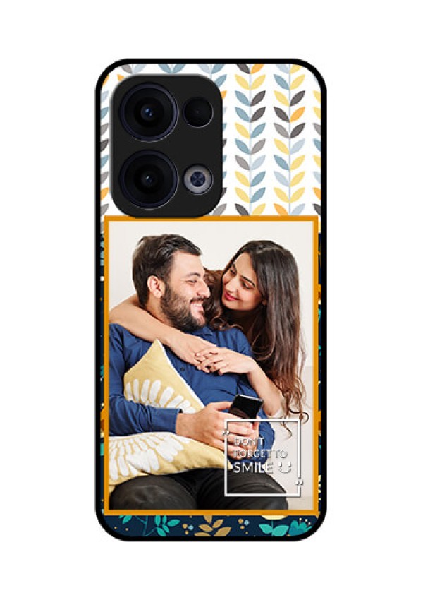 Reno 13 5G Custom Glass Phone Case - Pattern Design