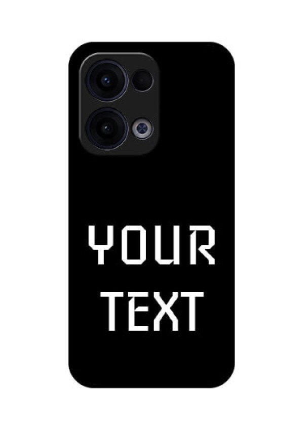 Reno 13 5G Custom Glass Phone Case - Your Name Design