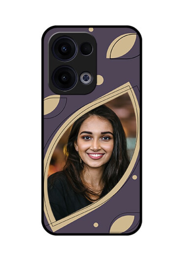 Reno 13 5G Custom Glass Phone Case - Falling Leaf Design