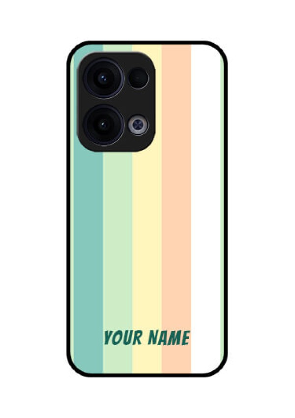 Reno 13 5G Custom Glass Phone Case - Multi - Colour Stripes Design
