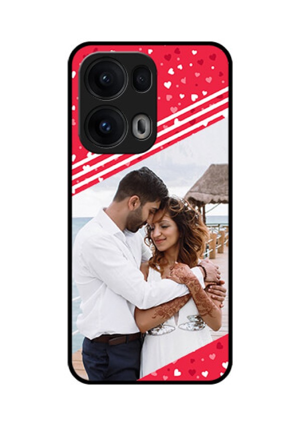 Reno 13 Pro 5G Custom Glass Phone CaseValentines Gift Design