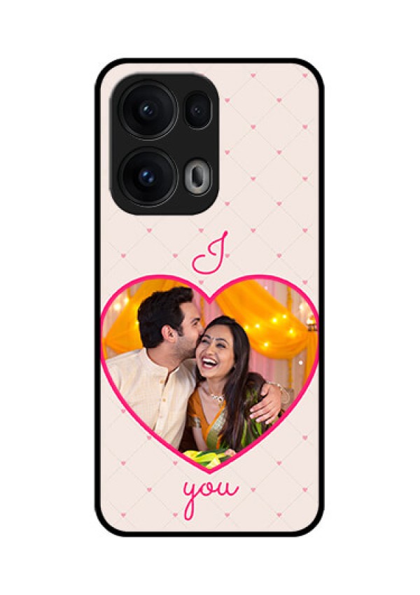 Reno 13 Pro 5G Custom Glass Phone CaseHeart Shape Design