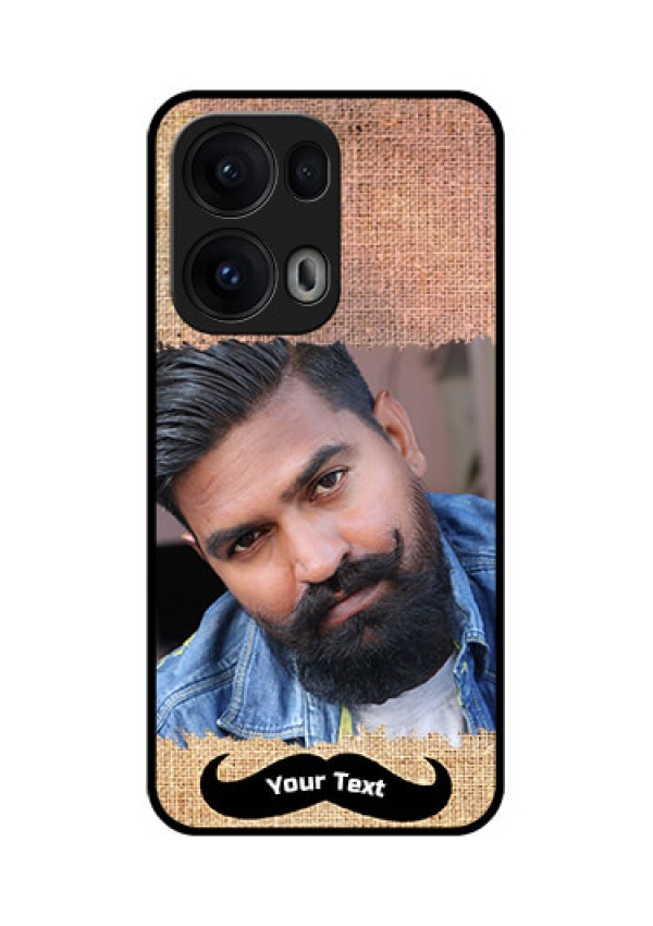 Reno 13 Pro 5G Custom Glass Phone CaseWith Texture Design