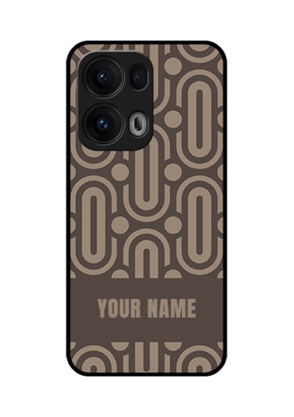 Reno 13 Pro 5G Custom Glass Phone CaseCaptivating Zero Pattern Design