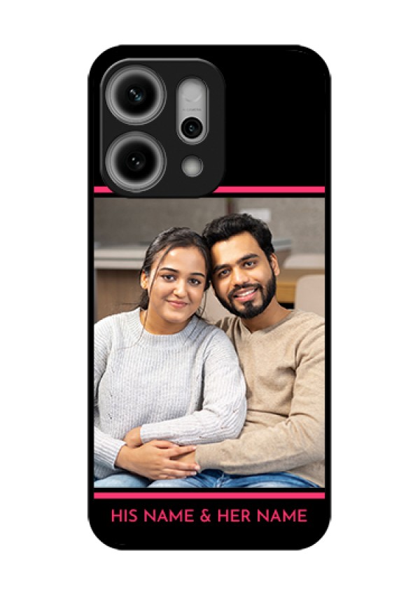 Oppo Reno 14 Pro 5G Custom Glass Phone Case - With Add Text Design