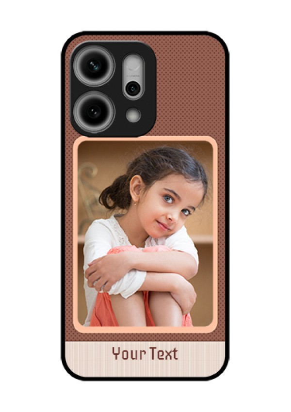 Oppo Reno 14 Pro 5G Custom Glass Phone Case - Simple Pic Upload Design