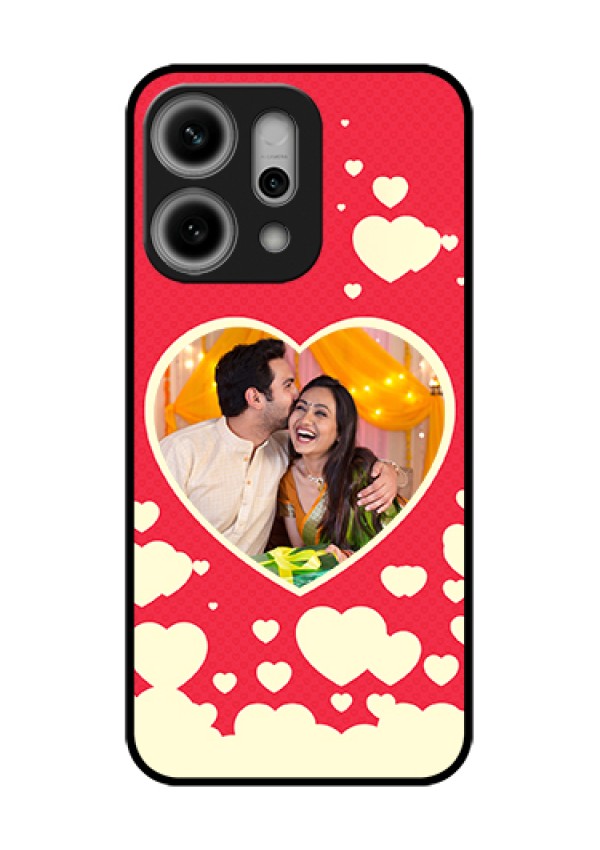 Oppo Reno 14 Pro 5G Custom Glass Phone Case - Love Symbols Phone Cover Design
