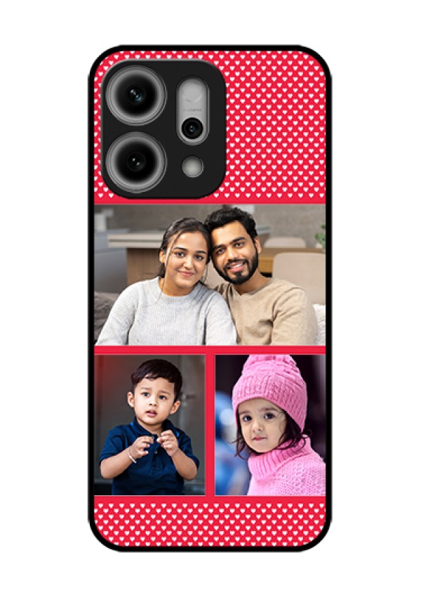 Oppo Reno 14 Pro 5G Custom Glass Phone Case - Bulk Photo Upload Design