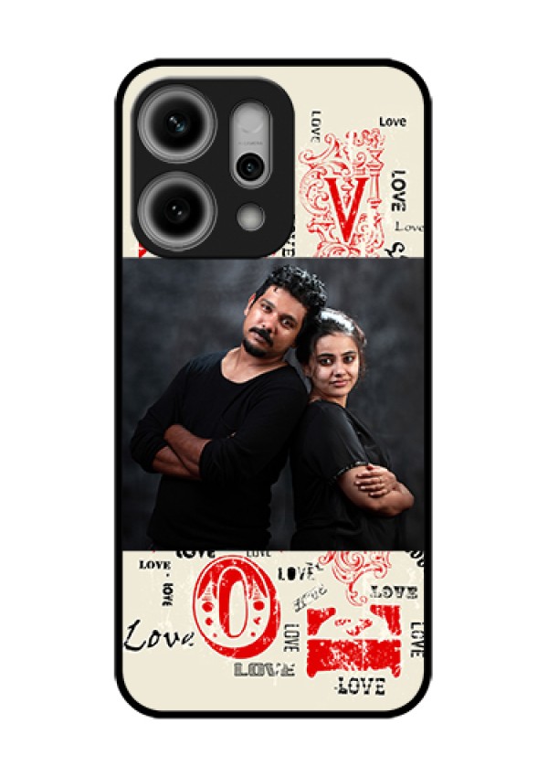 Oppo Reno 14 Pro 5G Custom Glass Phone Case - Trendy Love Design Case