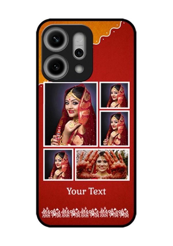Oppo Reno 14 Pro 5G Custom Glass Phone Case - Wedding Pic Upload Design