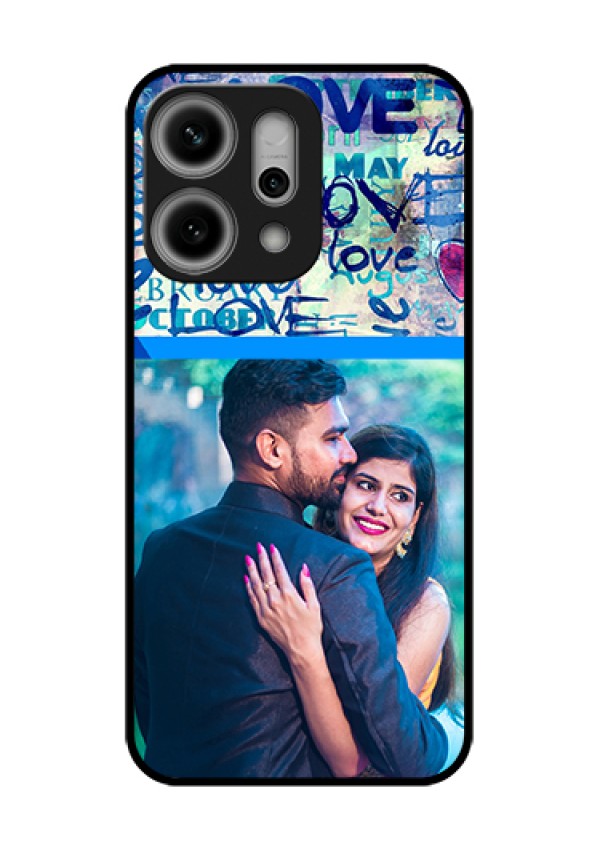 Oppo Reno 14 Pro 5G Custom Glass Phone Case - Colorful Love Design