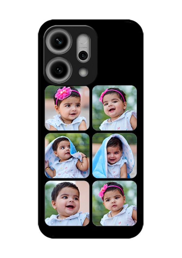 Oppo Reno 14 Pro 5G Custom Glass Phone Case - Multiple Pictures Design