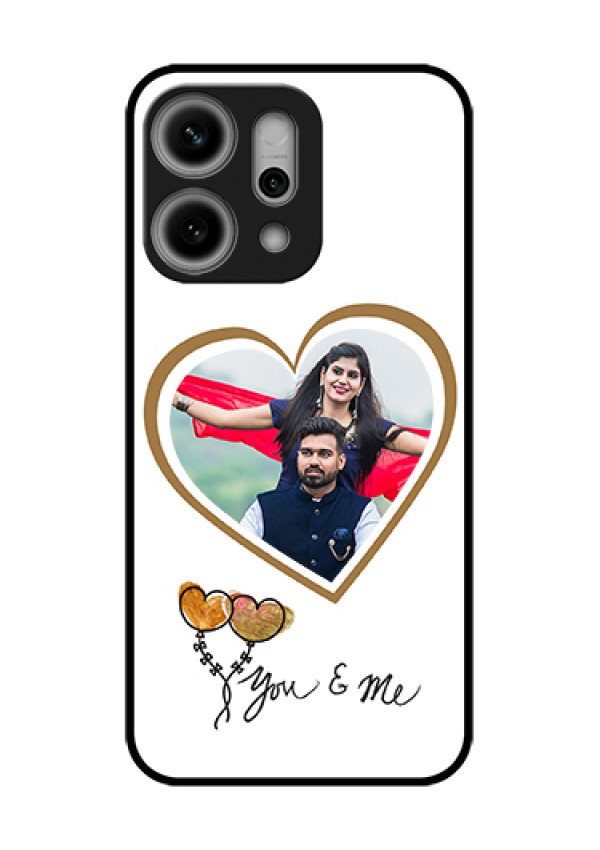 Oppo Reno 14 Pro 5G Custom Glass Phone Case - You & Me Design