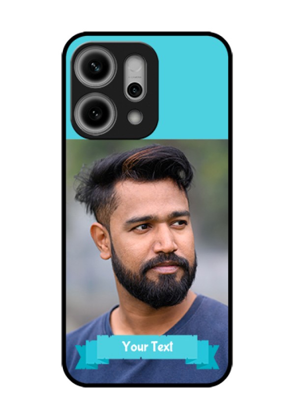 Oppo Reno 14 Pro 5G Custom Glass Phone Case - Blue Color Design