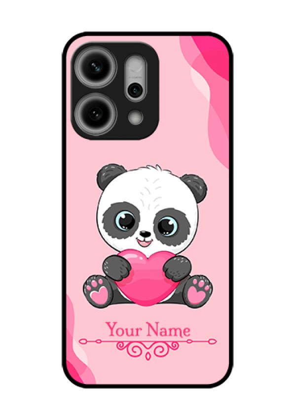 Oppo Reno 14 Pro 5G Custom Glass Phone Case - Cute Panda Design