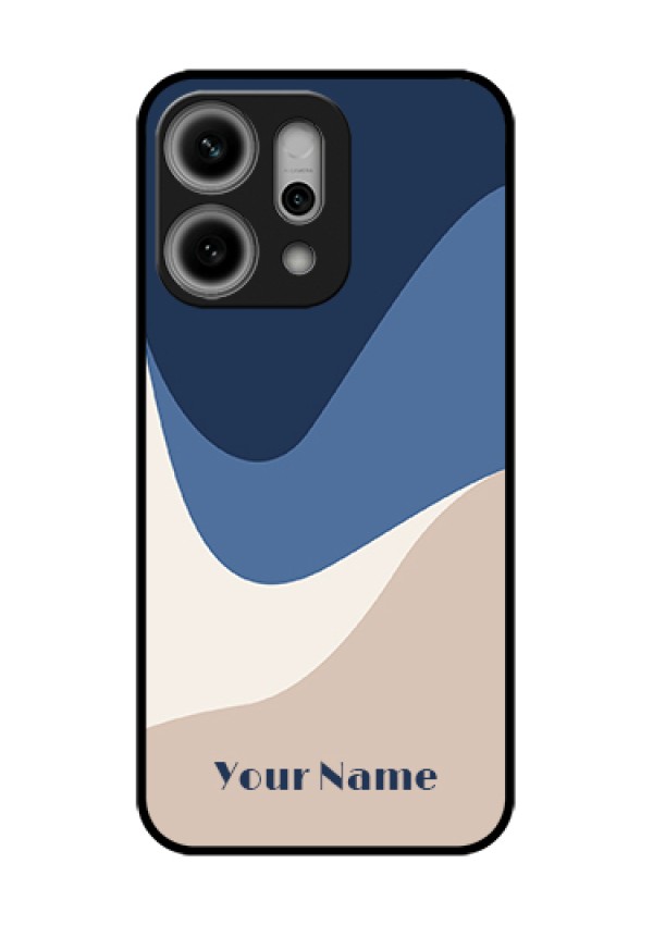 Oppo Reno 14 Pro 5G Custom Glass Phone Case - Abstract Drip Art Design