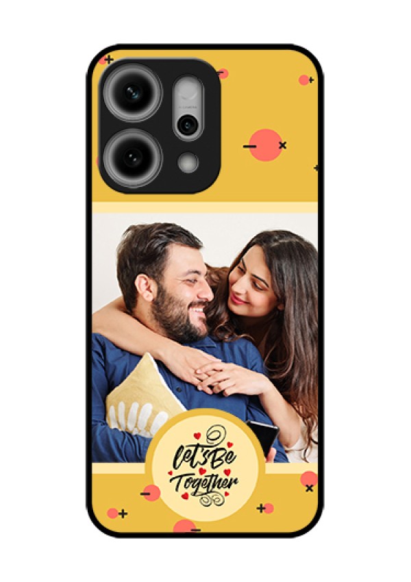 Oppo Reno 14 Pro 5G Custom Glass Phone Case - Lets Be Together Design